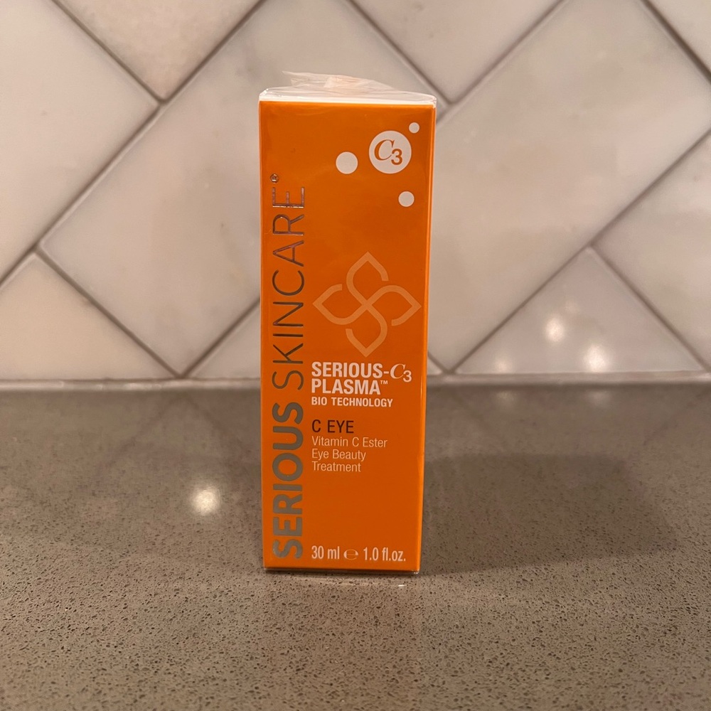 SERIOUS SKINCARE C Eye Vitamin C Ester treatment Double Size! 1.0 fl oz. NIB